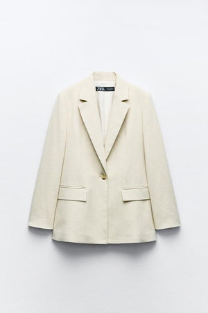 BLAZER OVERSIZE EN TWILL