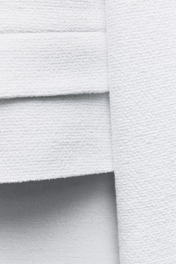 BLAZER À TEXTURE AVEC COL ROND