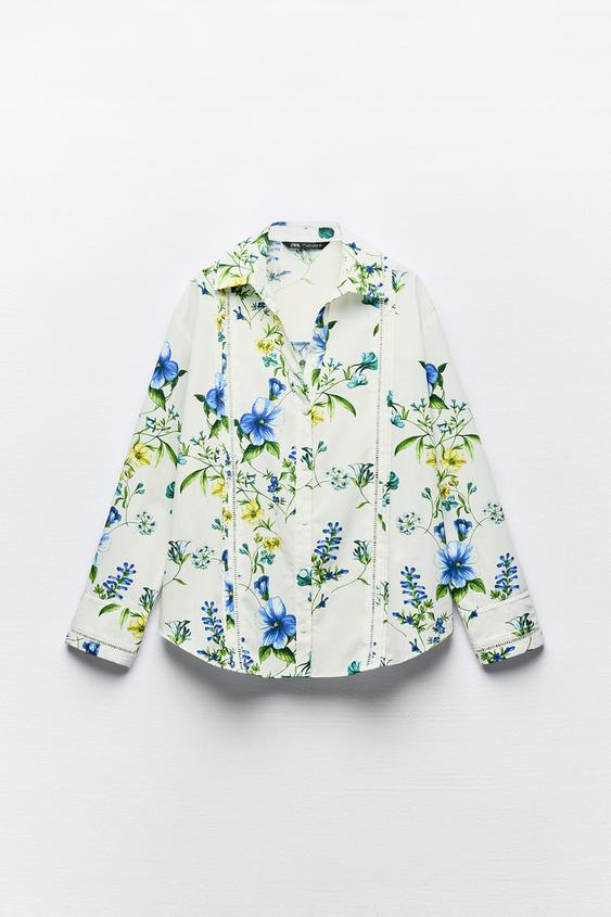 CHEMISE À IMPRIMÉ FLORAL