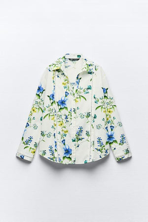 CHEMISE À IMPRIMÉ FLORAL