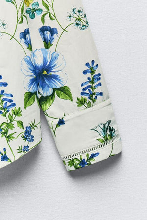 CHEMISE À IMPRIMÉ FLORAL