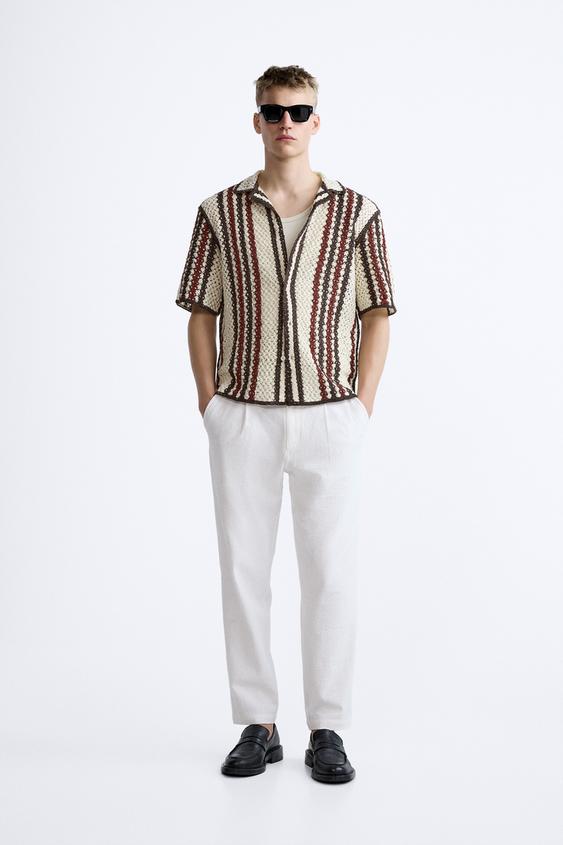 CHEMISE À TEXTURE EN CROCHET