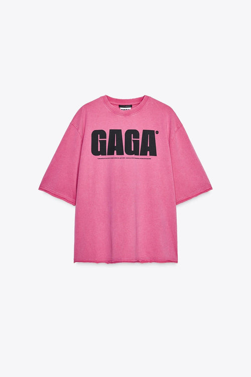 LADY GAGA WASHED-EFFECT T-SHIRT