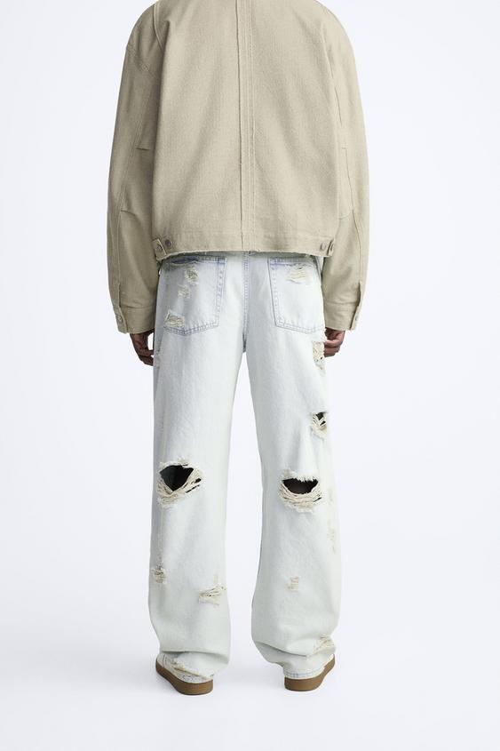 JEAN DÉLAVÉ ULTRA-DÉCHIRÉ