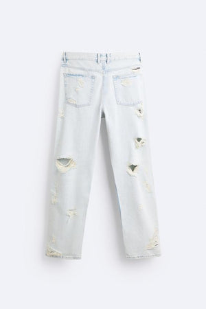 JEAN DÉLAVÉ ULTRA-DÉCHIRÉ