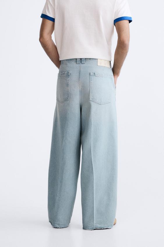 JEAN COUPE LARGE À PLIS ÉDITION LIMITÉE