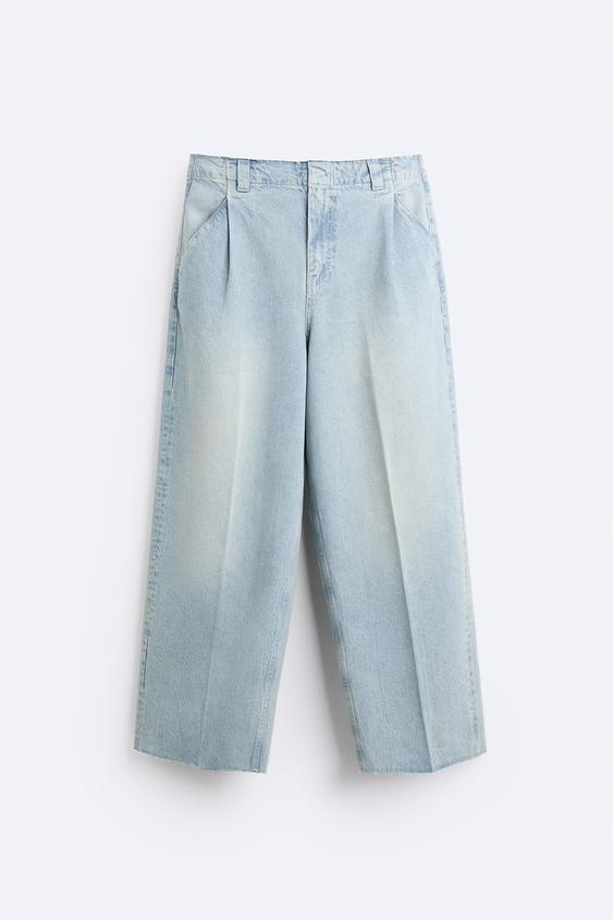 JEAN COUPE LARGE À PLIS ÉDITION LIMITÉE