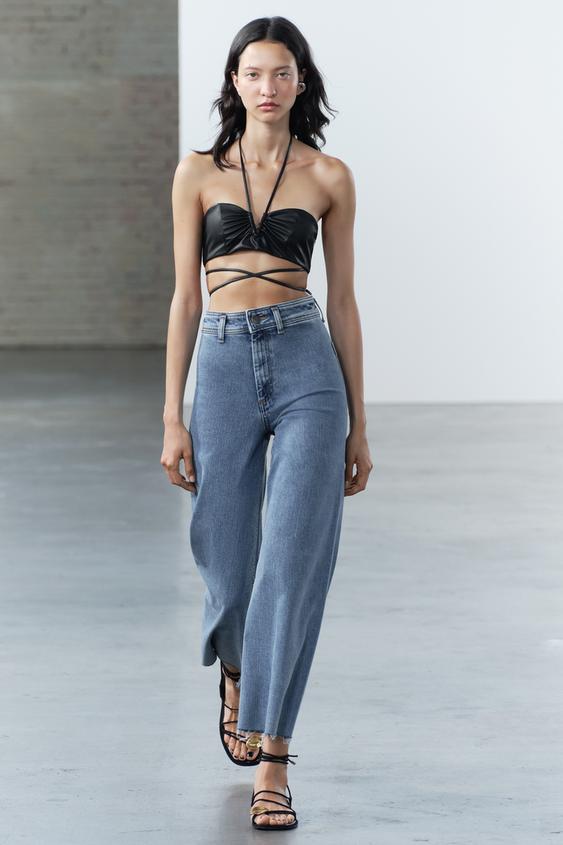 JEAN MARINE DROIT À TAILLE HAUTE