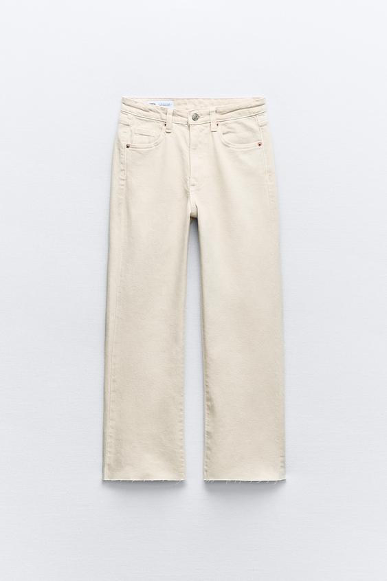 JEAN COURT ÉVASÉ TAILLE HAUTE