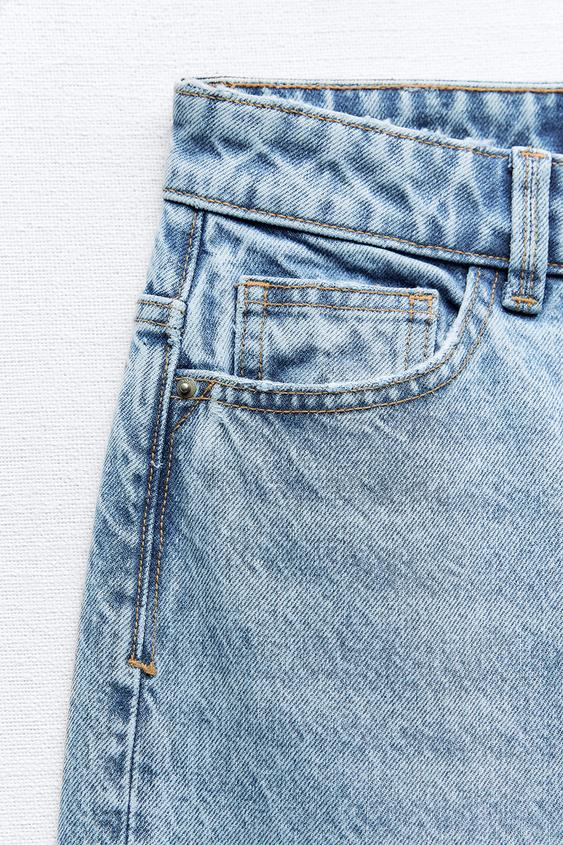 JEAN DROIT TAILLE HAUTE LONG