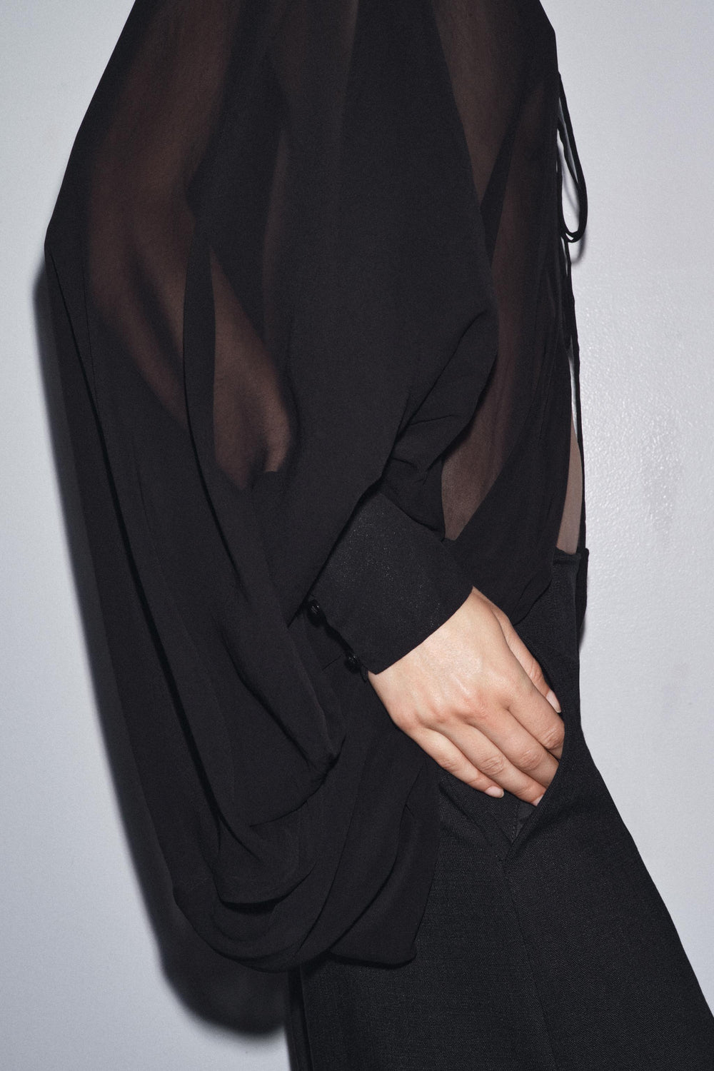 ZW COLLECTION CUFFED BALLOON TROUSERS