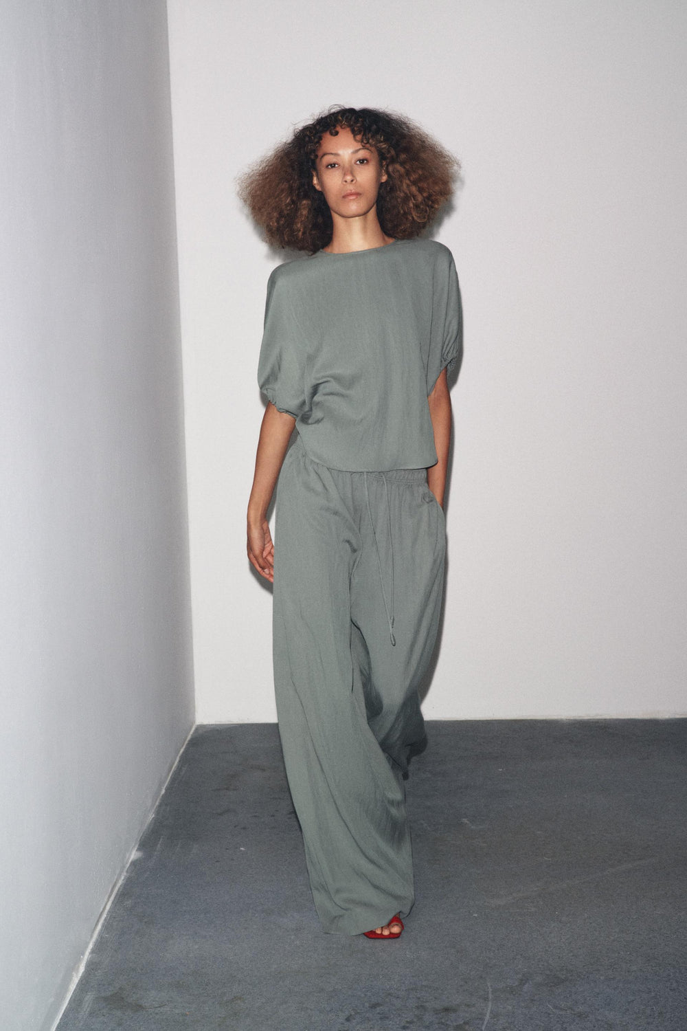 ZW COLLECTION FLOWING PYJAMA TROUSERS