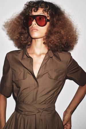 ZW COLLECTION POPLIN DRESS