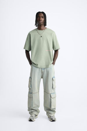 T-SHIRT À INSCRIPTION IMPRIMÉE