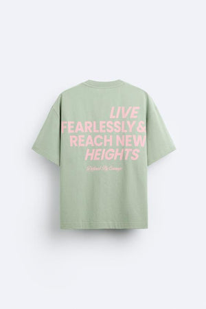 T-SHIRT À INSCRIPTION IMPRIMÉE