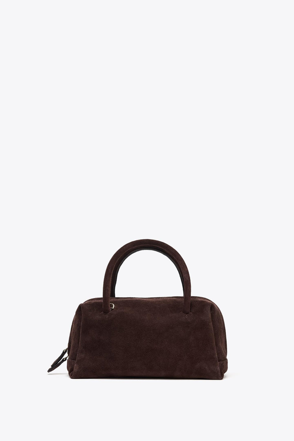 SPLIT SUEDE BOWLING BAG