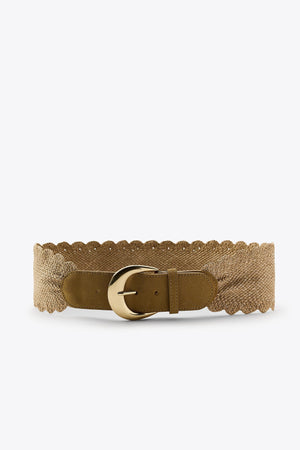 COMBINED RAFFIA BELT