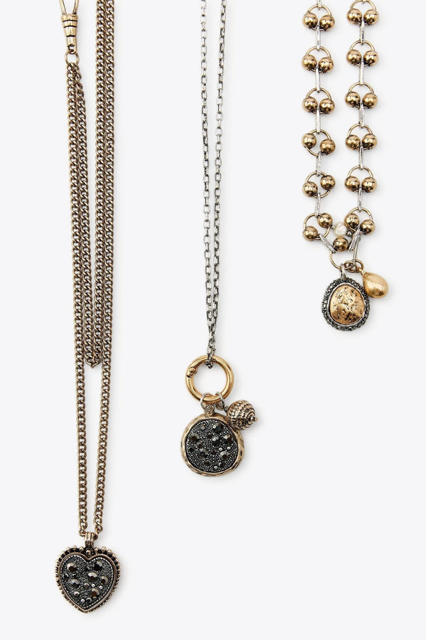 3-PACK OF ASSORTED CHAIN NECKLACES WITH COINS