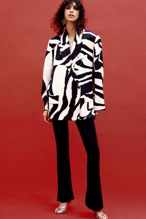 ZW COLLECTION ANIMAL PRINT BLAZER
